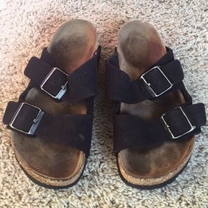 Black Arizona Birkenstock Sz. 37